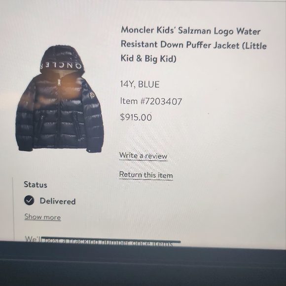 Concierge Kids Salzman Logo Water Resistant Down Puffer Jacket (Little & Big Kid - Picture 4 of 11